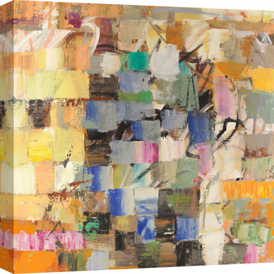 Abstract Dimensional Concepts by Gustav Klimt - Wrapped Canvas Print
