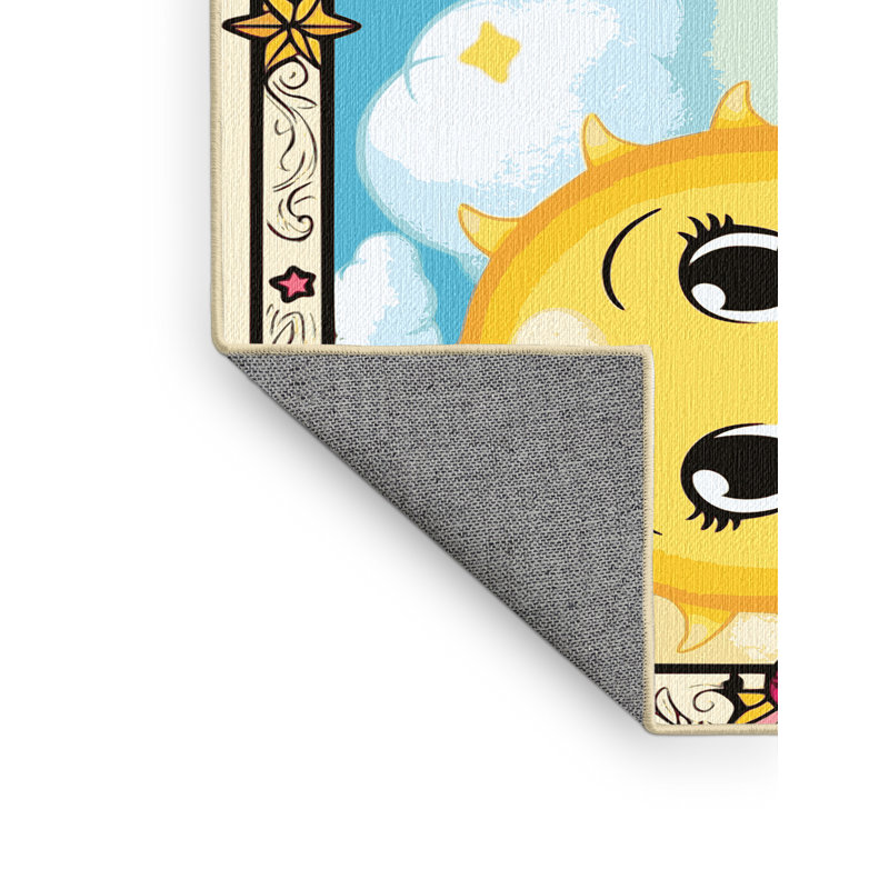 Tapis lavable pour enfant Dakota Fields Sky Clouds_Sky025, Rectangulaire 2 pi x 3 pi