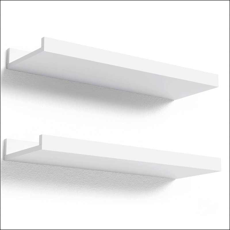 Ensemble de 2 tablettes flottantes murales