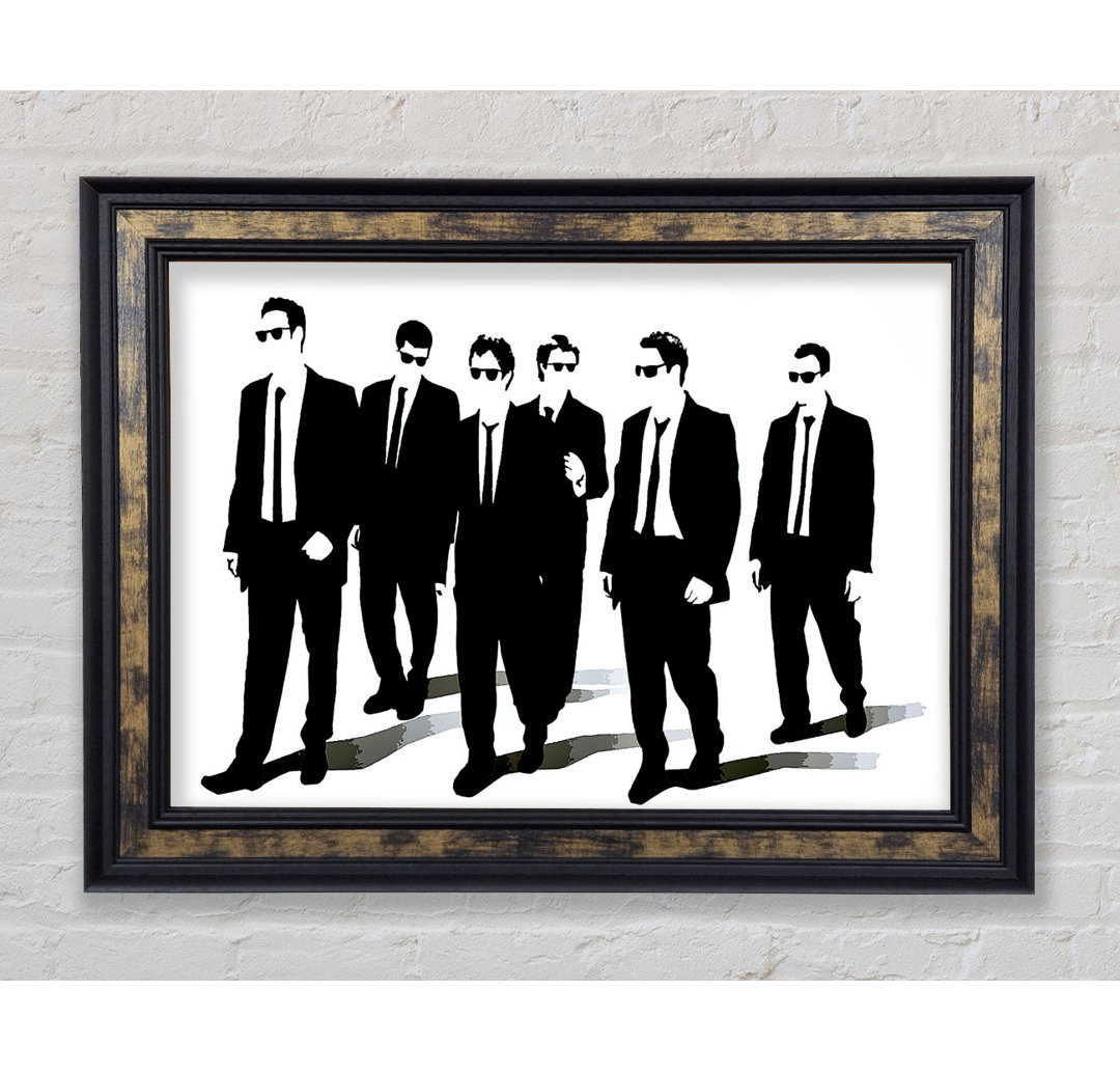 Reservoir Dogs Walking - Bilderrahmen Kunstdrucke