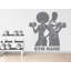 Adhésif mural Couple afro American Gym-260556191-260556169-260388442