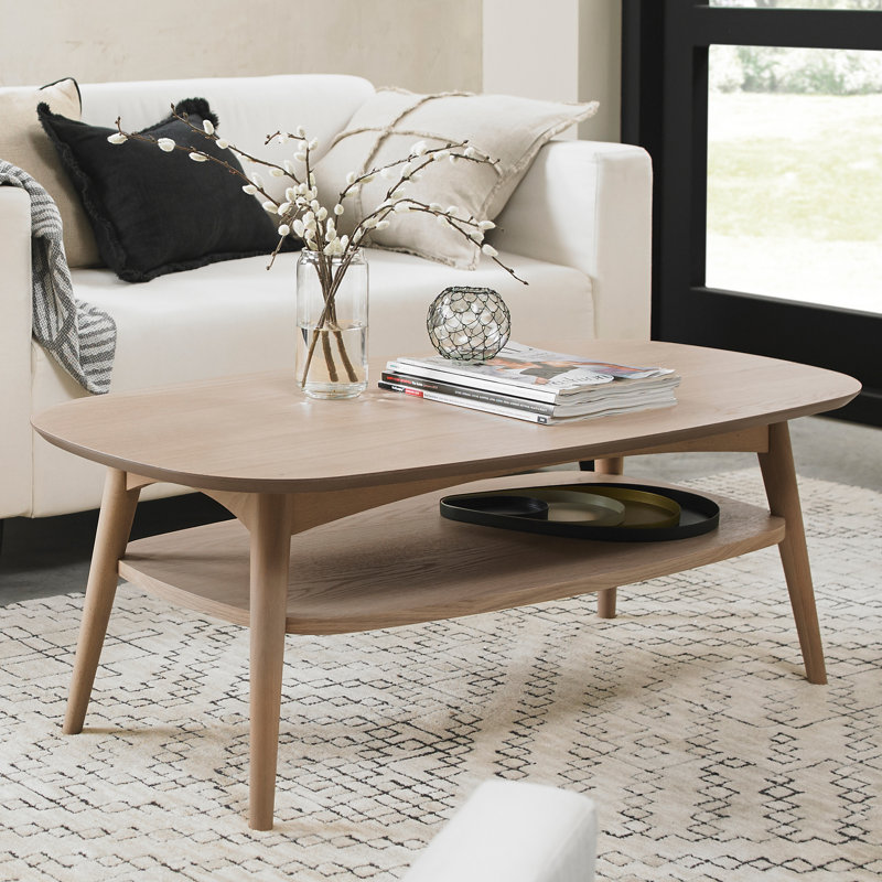 Sievers 2 - Piece Solid Wood Living Room Table Set