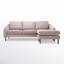 Canapé modulaire à méridienne rembourré Lana - réversible-1345874037