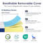 Matelas en mousse à mémoire de forme hybride 12 po Albertina-407032349-407032340