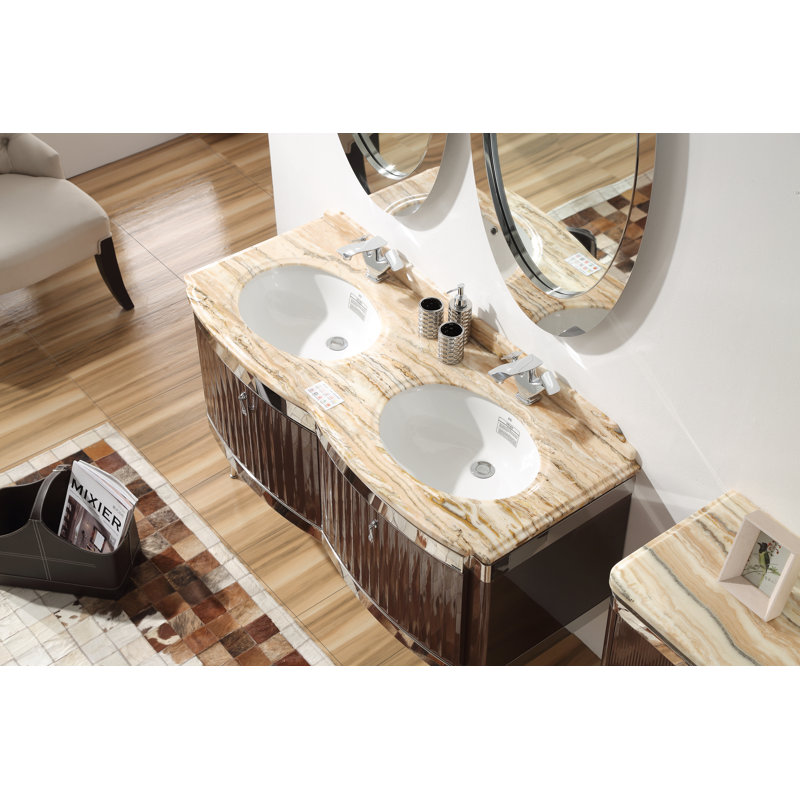 53'' W Double Bathroom Vanity Base