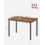 Adrey Metal Base Dining Table-380062548