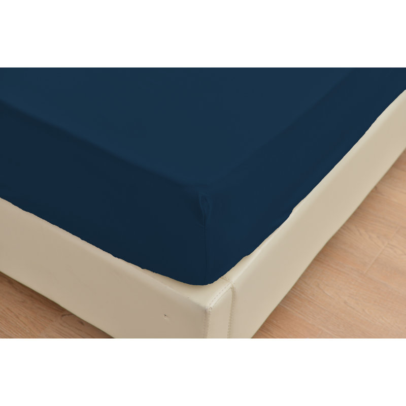 1800 Thread Count Rayon from Bamboo Sheet Set, Twin, Cobalt Blue