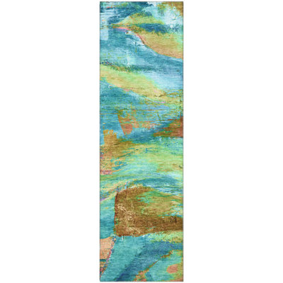 Premium Machine Washable Mayfield AMF2040 Abstract Rug