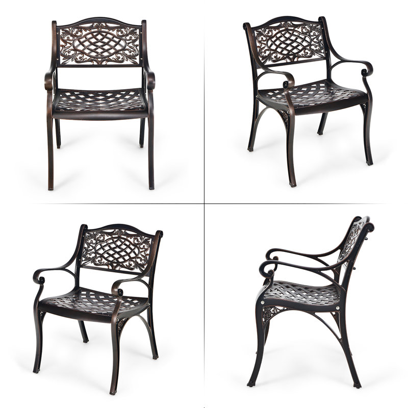 Elyon Premium All-Weather Wicker Outdoor Dining Armchair