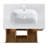 Wall Mounting Bathroom Vanity With Gel Sink