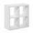 Furinno Cubicle Open Back Decorative Cube Storage Organizer, 4-Cube, White-1242548531-1236626856