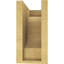 Bois de cèdre brut Newport, grain de bois TimberThane, brun clair apprêté-88292496