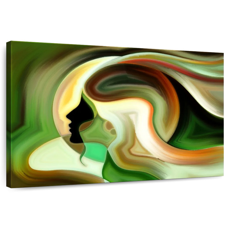 Avery Abstract Woman, 34" H x 51" W
