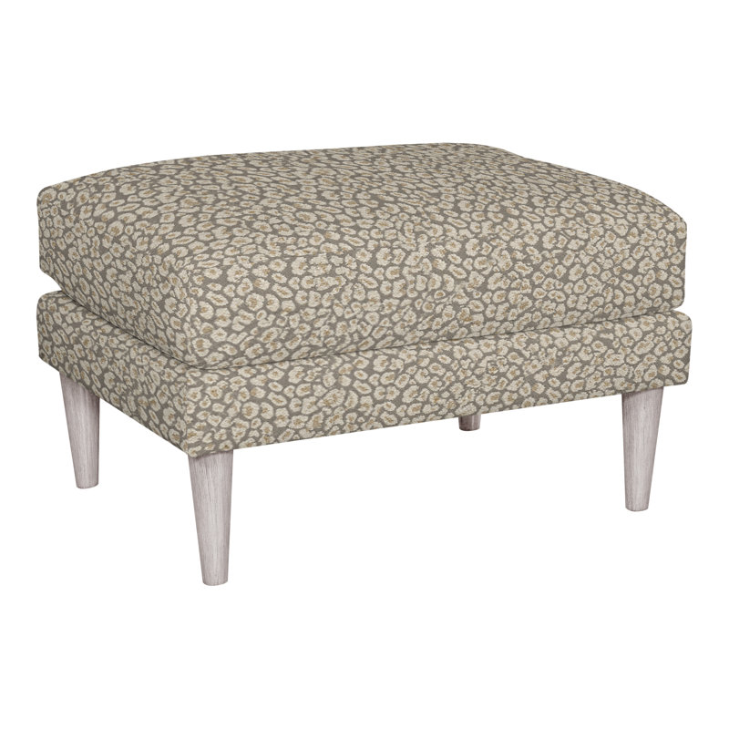 Repose-pieds Thea, Gris colombe, Perigold Palmetto Verdigris