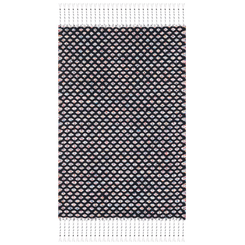 Brandy 475 Area Rug In Black / Ivory, Rectangle 8' x 10'