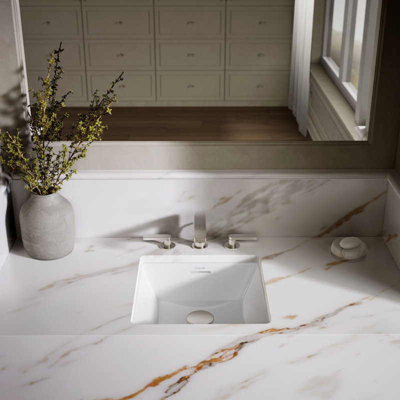 Brazn Square Undermount Bathroom Sink