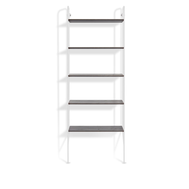 Hitch Etagere Bookcase, Black/Walnut