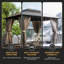 Hardtop Gazebo With Galvanized Steel Roof & Metal Frame-115417102-124438538