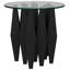 Soldier Glass End Table