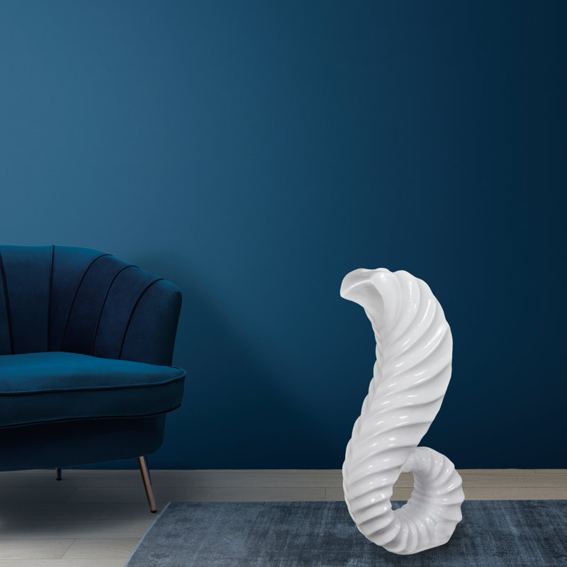 Grand vase en corne Davisson