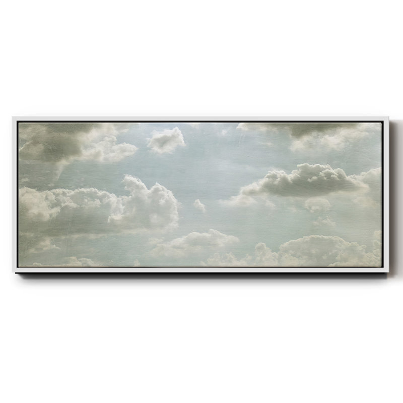Sky Scrapers III- Framed Canvas, 24" H x 60" W
