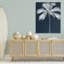 «Blue Palm Tree», art mural par Leah Noel Art-1480857385