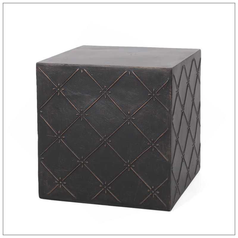 Table d'appoint d'extérieur en béton léger
