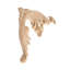Parchemin en bois d'acanthe 12 po x 9-1 / 8 po x 5/8 po-75104768