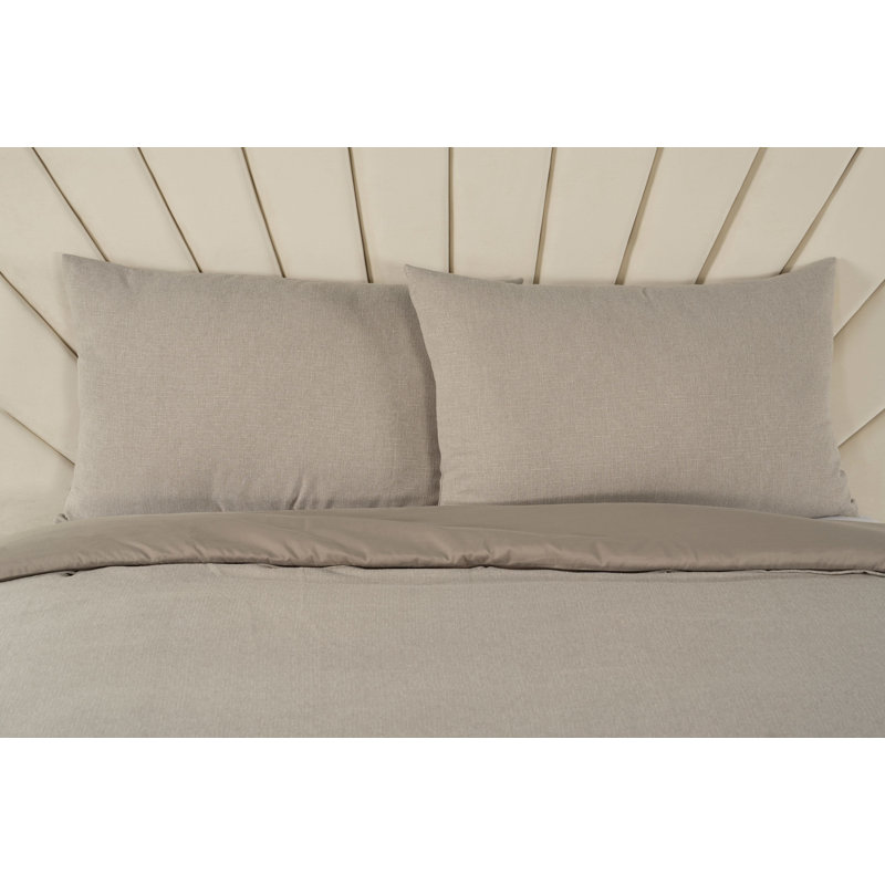 Duvet Cover & Insert, Dune, Queen Duvet Cover + 2 Shams + 2 Throw Pillows