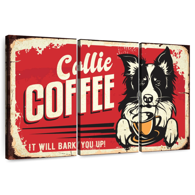 Kema Collie Coffee, 42" H x 65" W