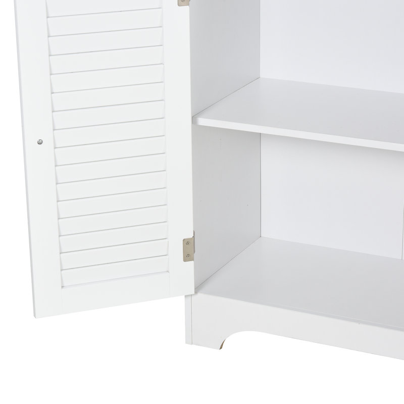 Armoire à linge autoportante Ajeta, Blanc