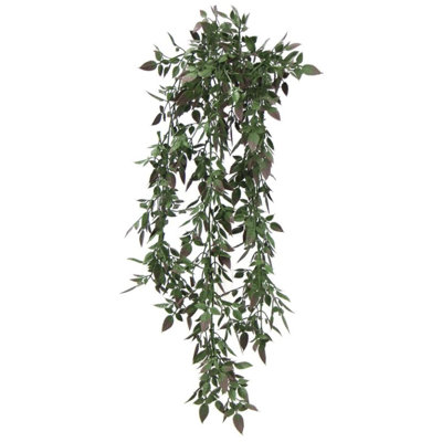 Multipack Hanging Plants Fire / UV Resistant 76cm Faux Fern Plant
