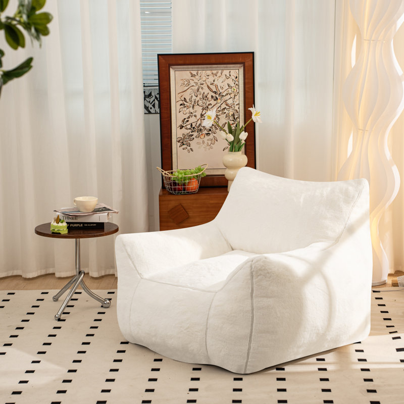 Fauteuil à billes pour fauteuil, Blanc, H 12,65 po x l 19,34 po x P 16,59 po