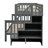 Gray Twinfull Bunk Bed With Twin Trundle And Thoughtful Storage Configuration Trundle, Intuitive Design-608579058