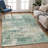 Machine Washable Indoor/Outdoor Wagenen ACN2366 Abstract Rug-1642966745