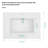 30" Ceramic Single Bathroom Vanity Top with Sink