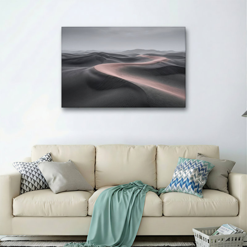 Ensemble de 1 tableau sur toile représentant des dunes du désert, 28"H x 40"W, Wrapped Canvas