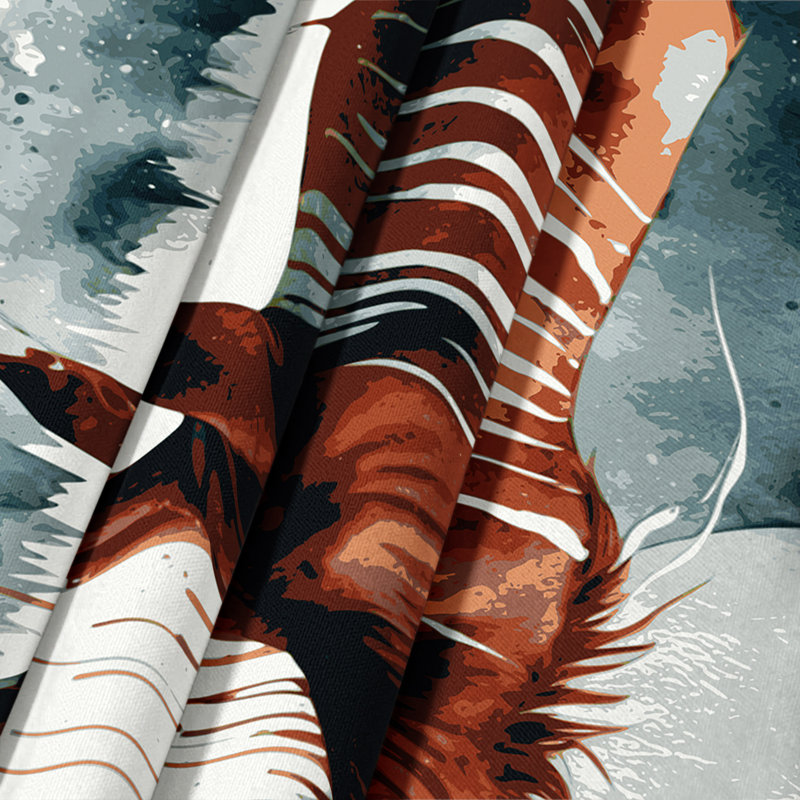 Tapisserie murale Wildlife Mountain Bongo, 88 po x 104 po