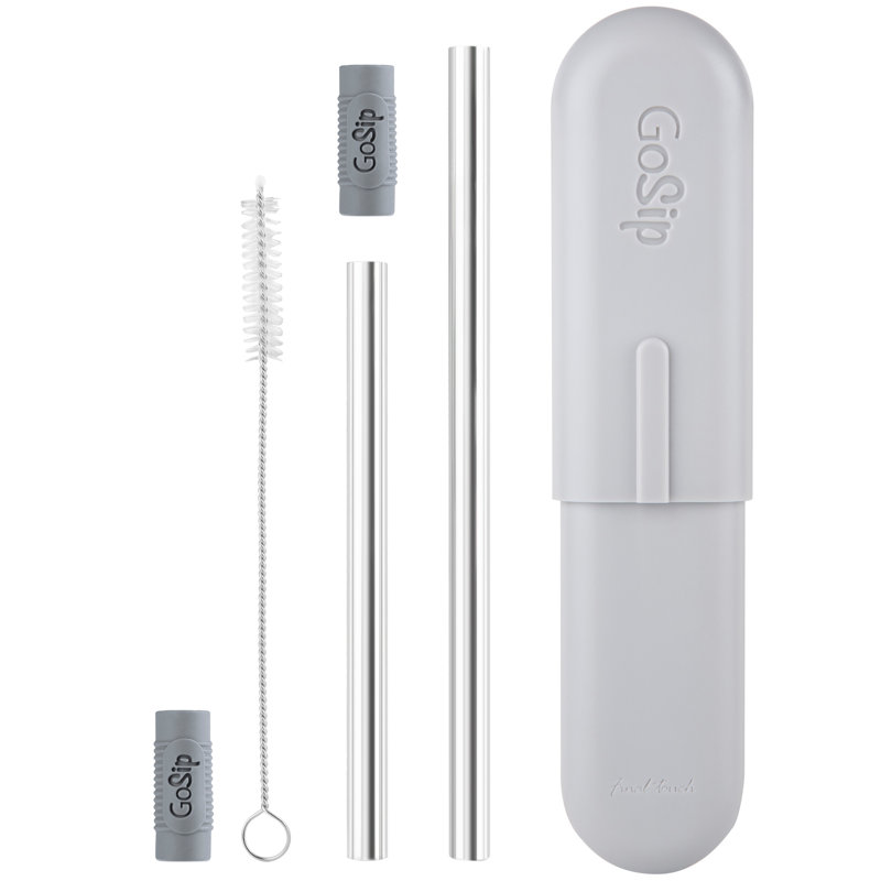 Final Touch Stainless Steel Reusable Straws