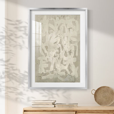 Impasto Artifact I - impression encadrée