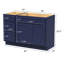 Base de meuble-lavabo simple 45 po seulement-93719222