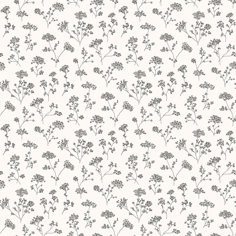 Rouleau de papier peint Miniatures 3, Noir / blanc