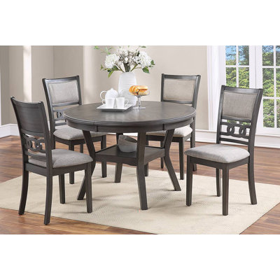 Ensemble de 2 chaises d'appoint pour salle à manger à finition grise