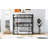 Metal Twin Size Triple Bunk Bed-965352276