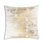 Verona Gold/Ivory Square Velvet Pillow Cover & Insert