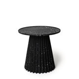 MashT Terrazo Pedestal End Table