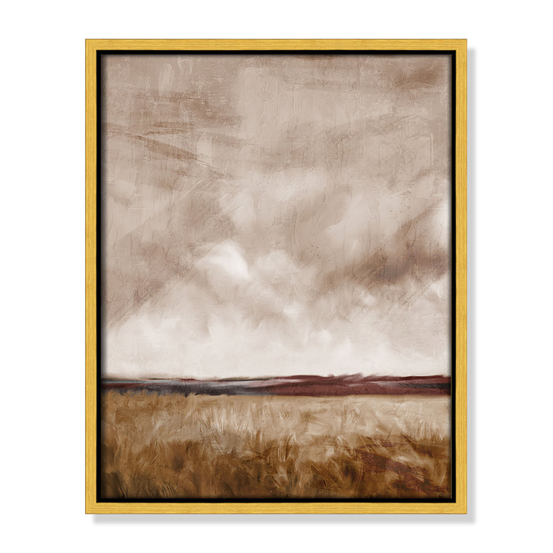 «Autumn Sky Print» par Kimberly Allen, 12.5' W x 15.5' H, Flotteur doré