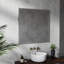 Transformez votre salle de bain avec ce superbe miroir en aluminium argenté de 32 pouces!