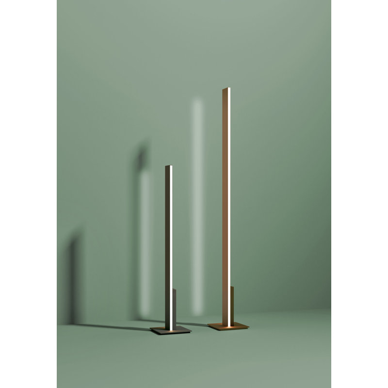 Fly Outdoor Floor Lamp, Black, 23.8" H x 4.7" W x 4.7" D, 8 W