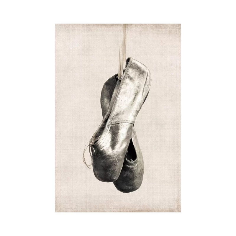 Point Shoes - Print on Canvas, 66.04 cm H x 45.72 cm W x 1.91 cm D, Wrapped Canvas